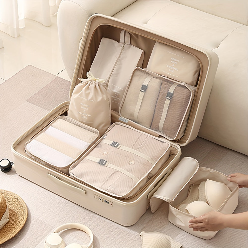 Packverse cestovní třídicí systém: 7dílná sada cestovních úložných vaků z nylonu