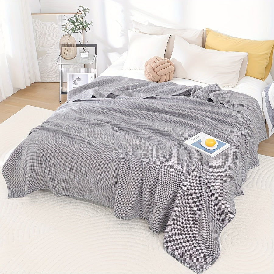 CoolPlaid Baumwoll-Karo-Decke Multifunktional für Zuhause