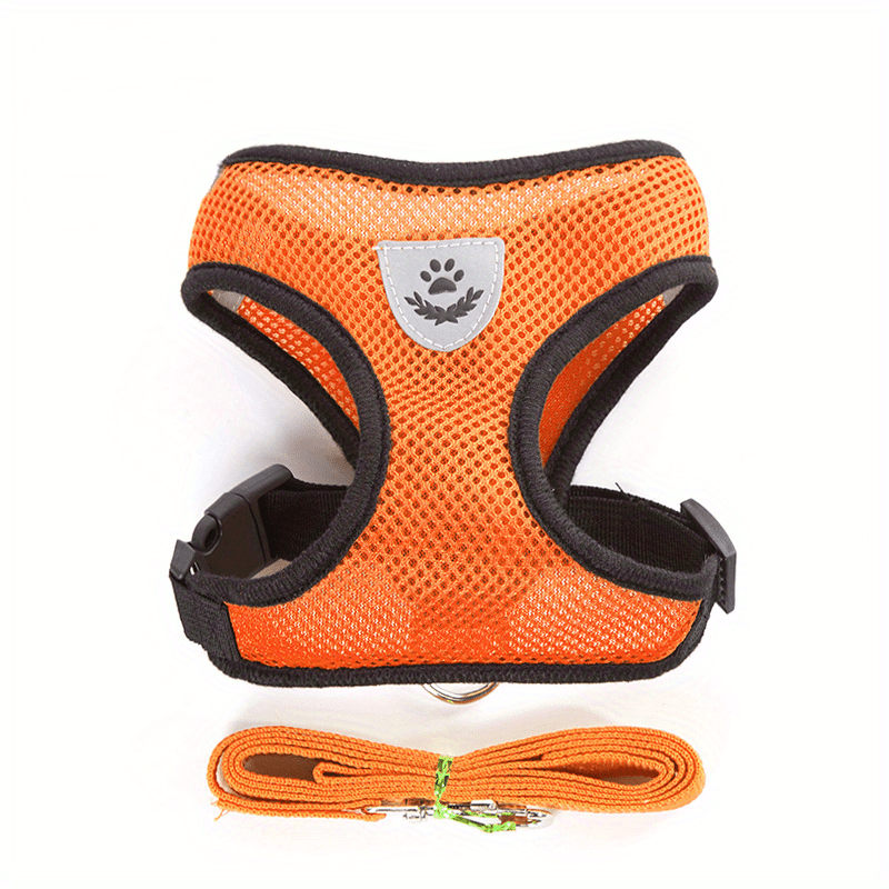 Nightwalk Reflective Vest With Leash For Dogs And Cats