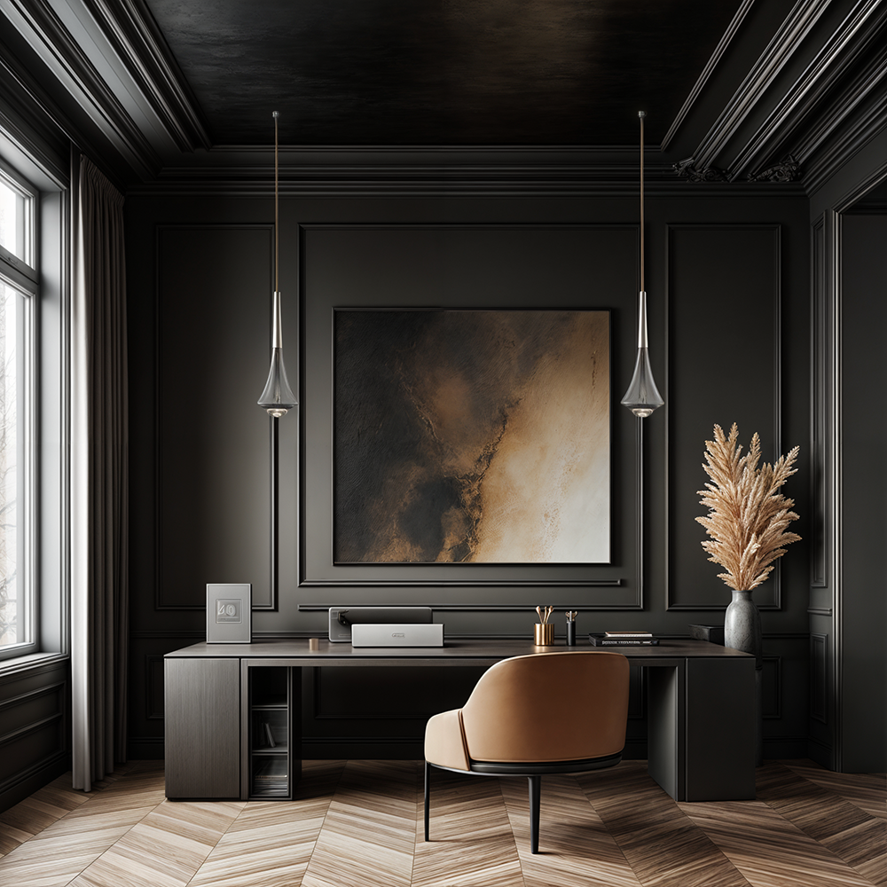 Elara glazen druppel LED hanglamp met heldere kap