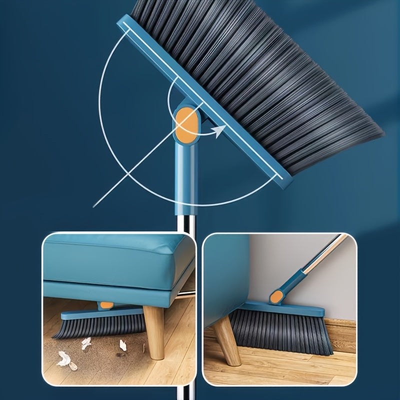 Set Scopa a Manico Lungo Rotante Cleansweep Pro e Paletta con Denti a Pettine