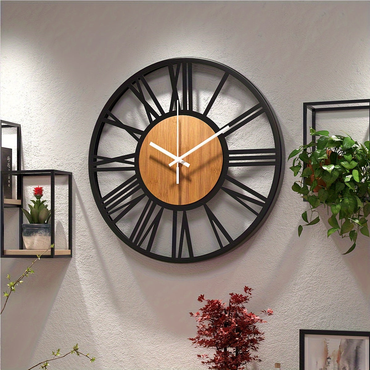 Romanica Color Retro Wall Clock With Roman Numerals