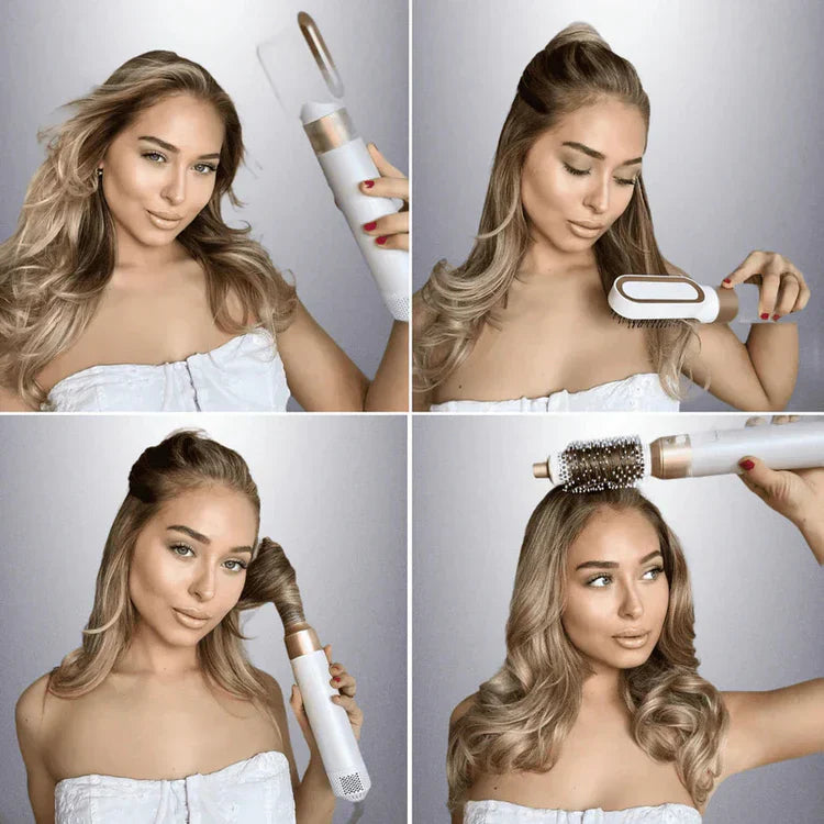 AeroLux 4-In-1 Hair Styler With Drying, Curling, Straightening And Volume