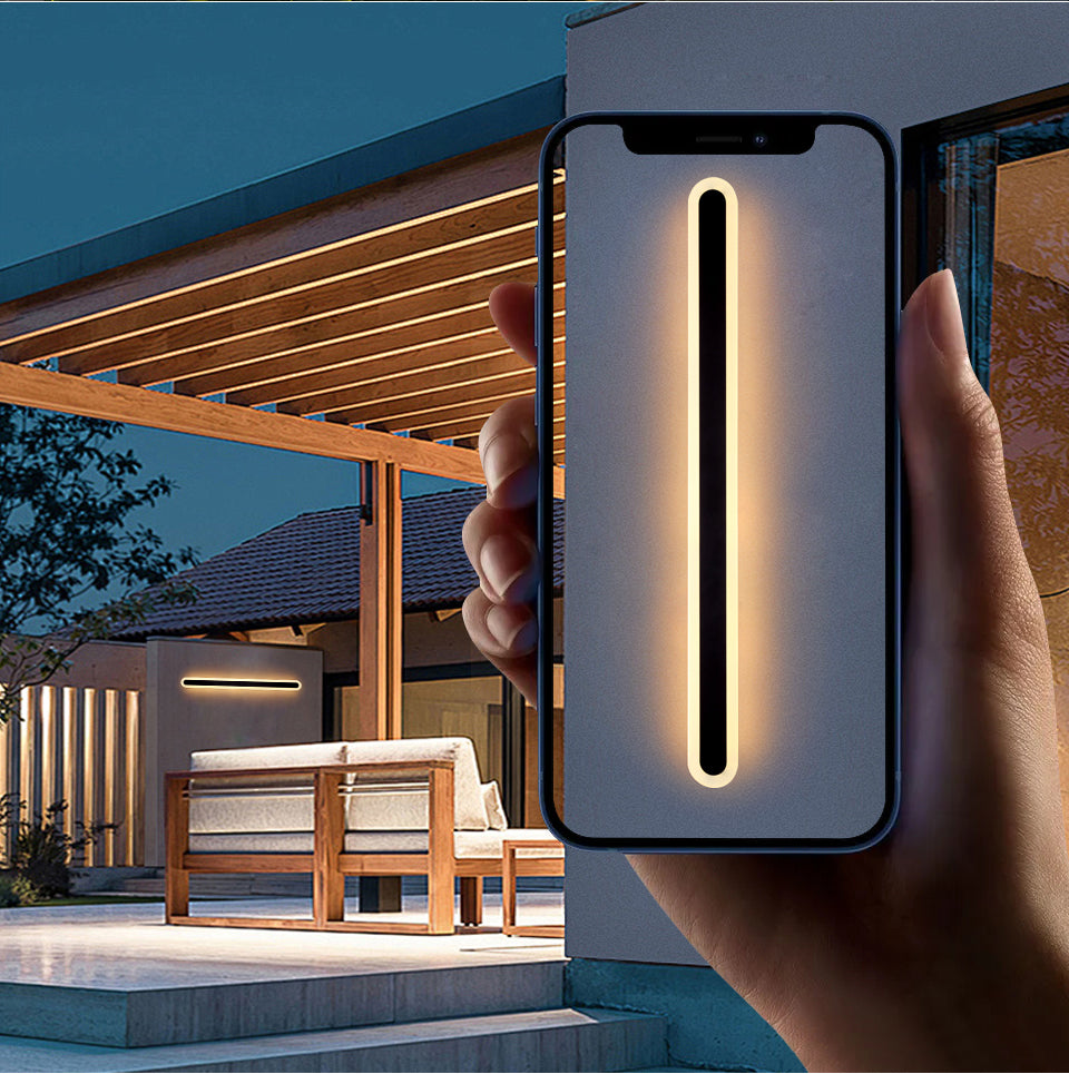 SolaraGuard Luz LED de Pared para Exterior con Sensor de Movimiento IP65 Impermeable