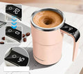 Taza de café automezclante con rotación magnética y batería recargable