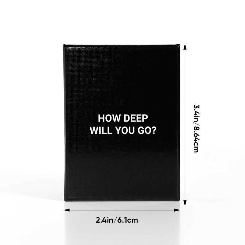 Original Conversation Game How Deep Will You Go Card Game
