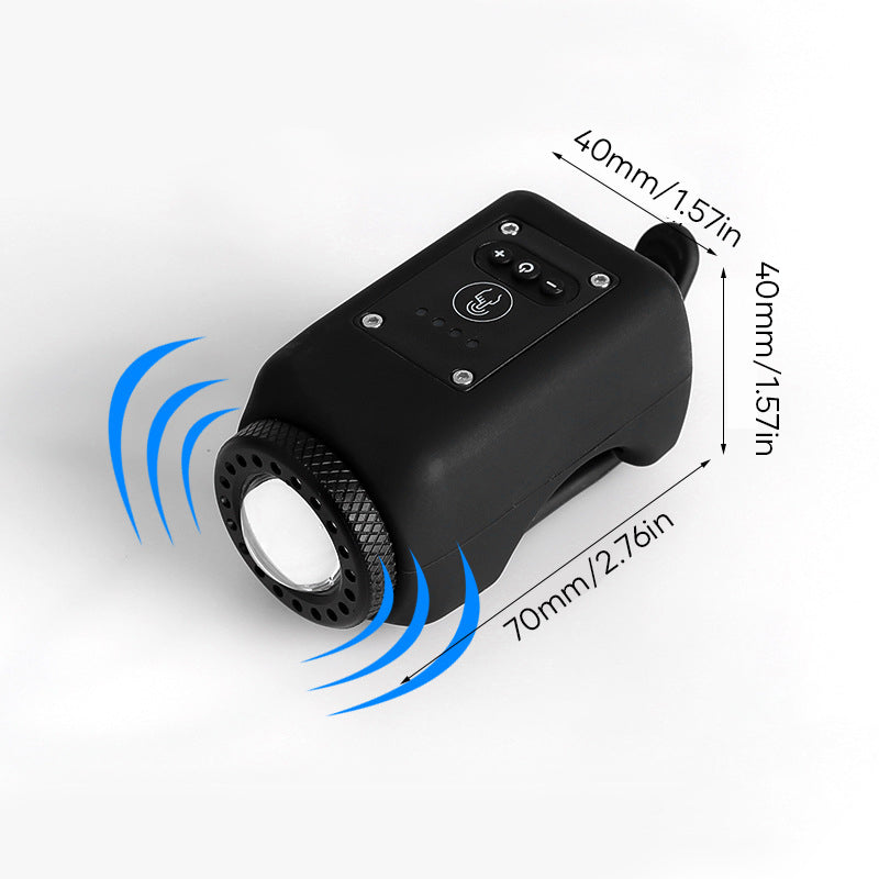 Timbre para bicicleta de montaña con luz brillante accesorio dos en uno