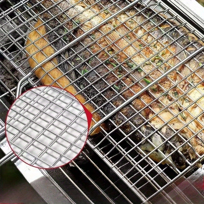 Grilovací koš GrillGrid s velkou kapacitou pro rovnoměrné venkovní grilování