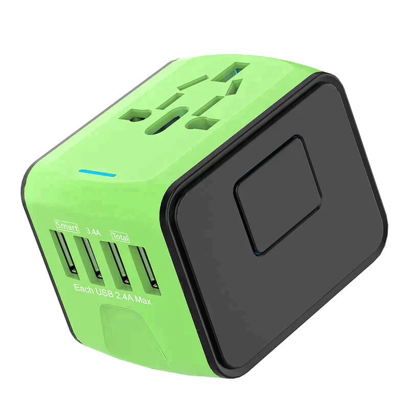 Globaler Reiseadapter 100V 220V für weltweiten Einsatz überall