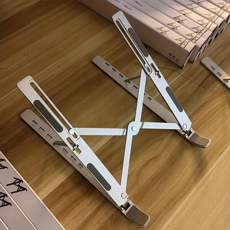 Alumipro Hopfällbart Aluminiumstativ för Laptop för Skrivbordsbruk