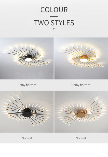 Lampa wisząca LumaSpike w stylu różdżki do nowoczesnych pomieszczeń