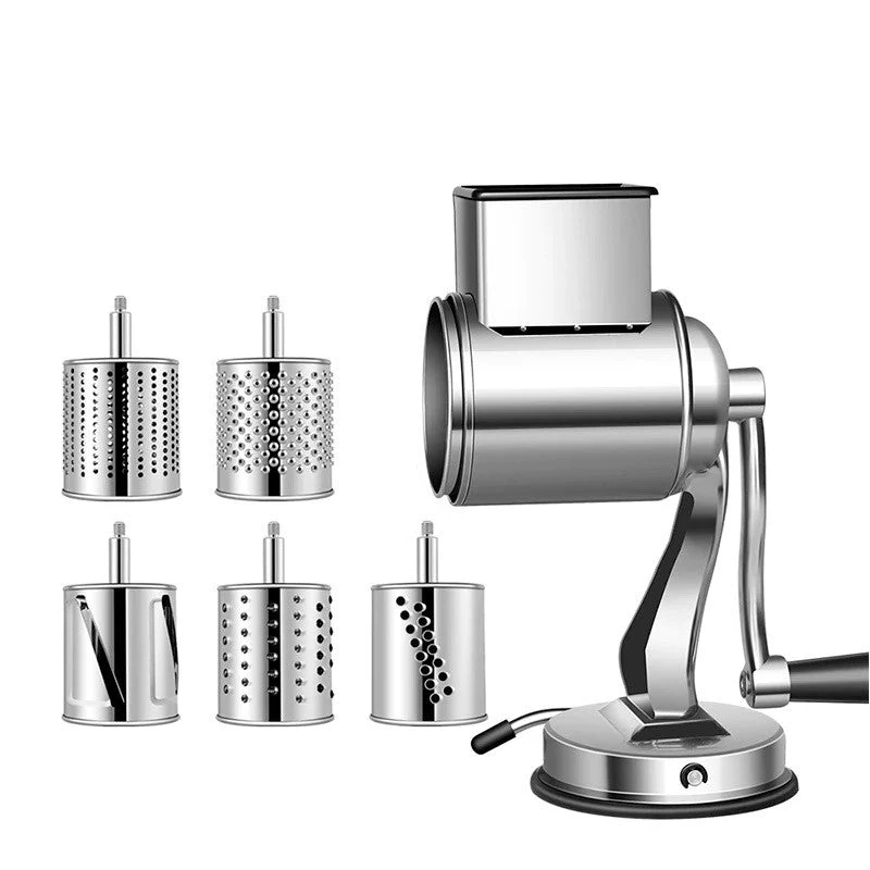 Multi-Functional Kitchen Rotary Food Grater Slicer