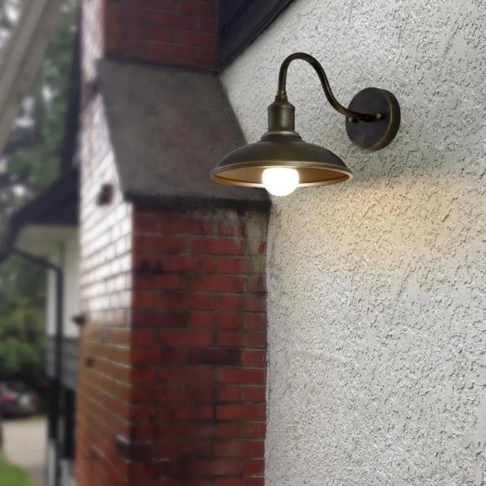 Willowcrest Weatherproof Exterior Wall Light For Warm LED Glow