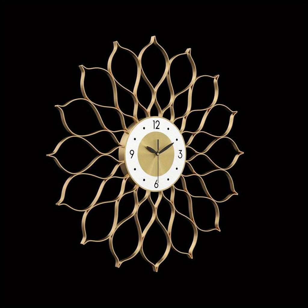 Aurélix Hollow Luxus-Goldene Uhr für Wohnkultur