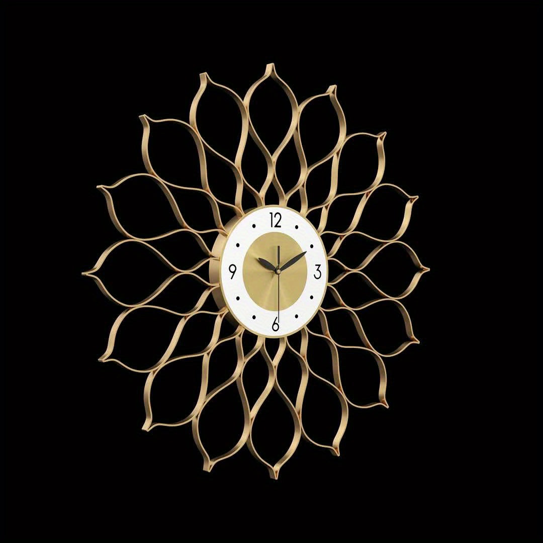 Aurélix Hollow Luxus-Goldene Uhr für Wohnkultur