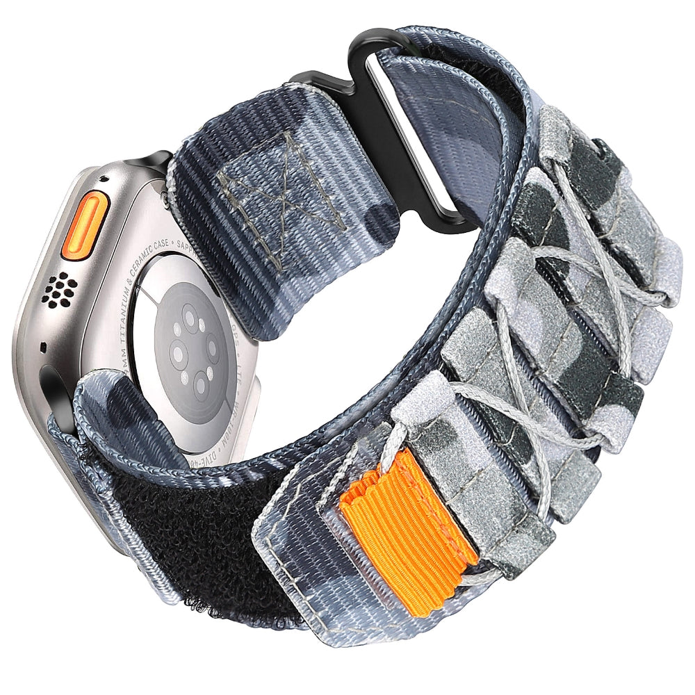 Apple Watch Band In Nylon Tactical Style For Everyday Outdoor Use