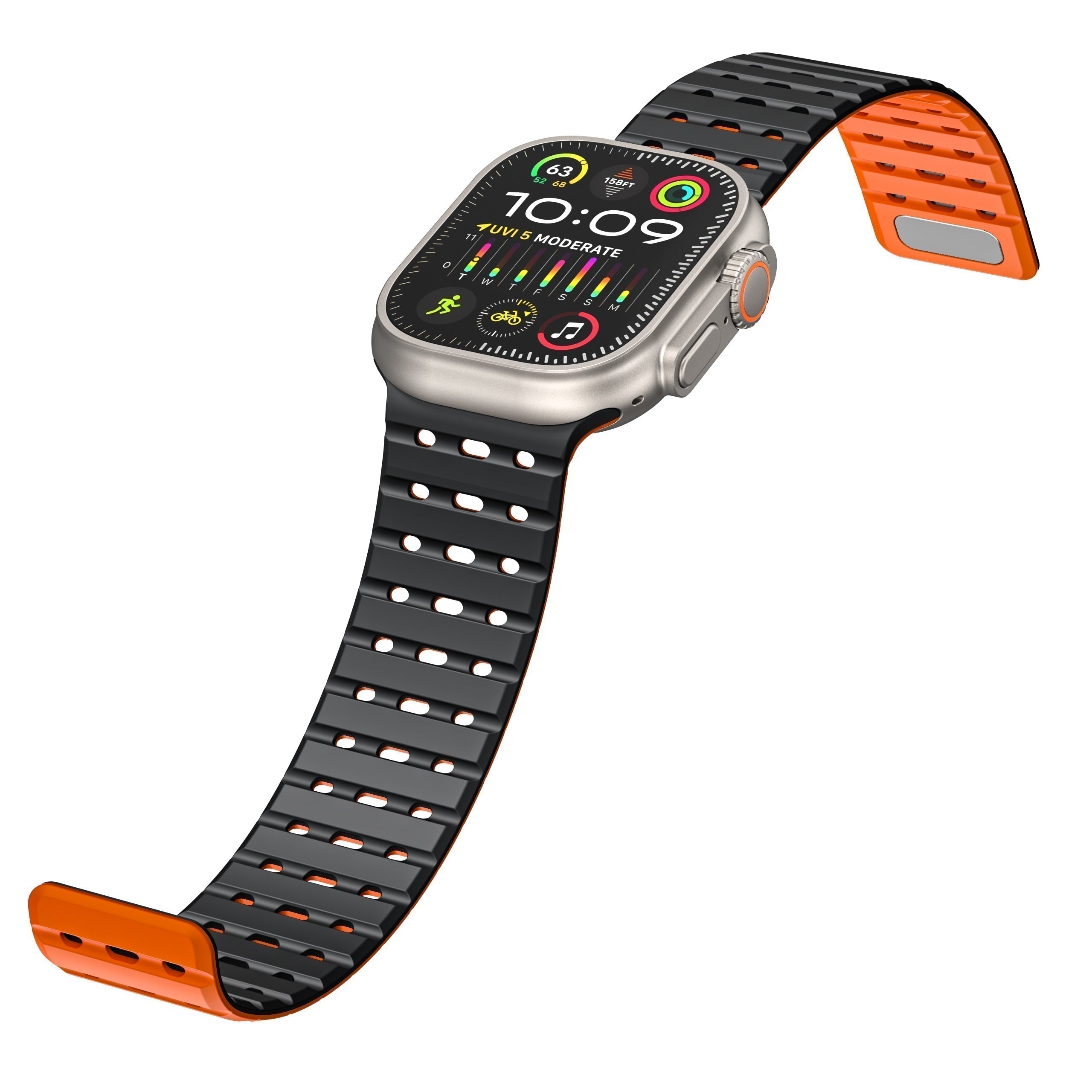 Pasek magnetyczny silikonowy NovaWeave Pro do Apple Watch