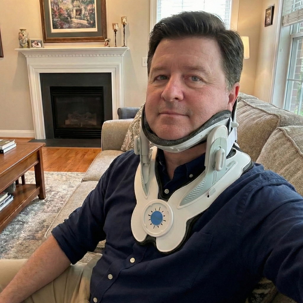 LuminaCerv Neck Relief Device For Daily Neck Comfort Plus Posture Support At Home