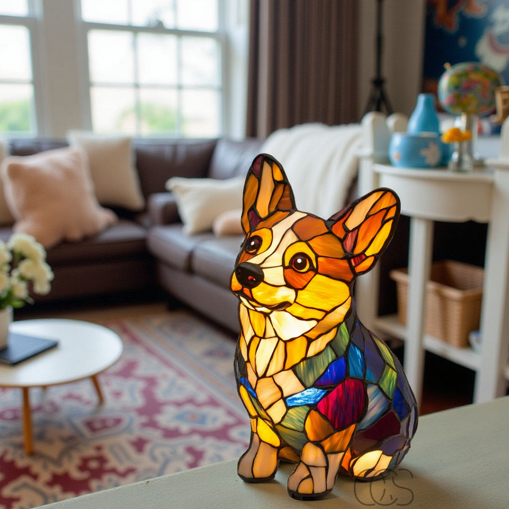Lampka nocna GlowPet zapewnia kojące światło do sypialni i korytarzy.