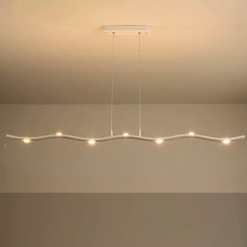 Lampada a sospensione lineare LED NovaLux Slim per cucina, sala da pranzo e spazio di lavoro
