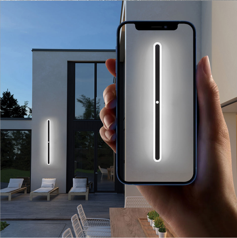 SolaraGuard Luz LED de Pared para Exterior con Sensor de Movimiento IP65 Impermeable