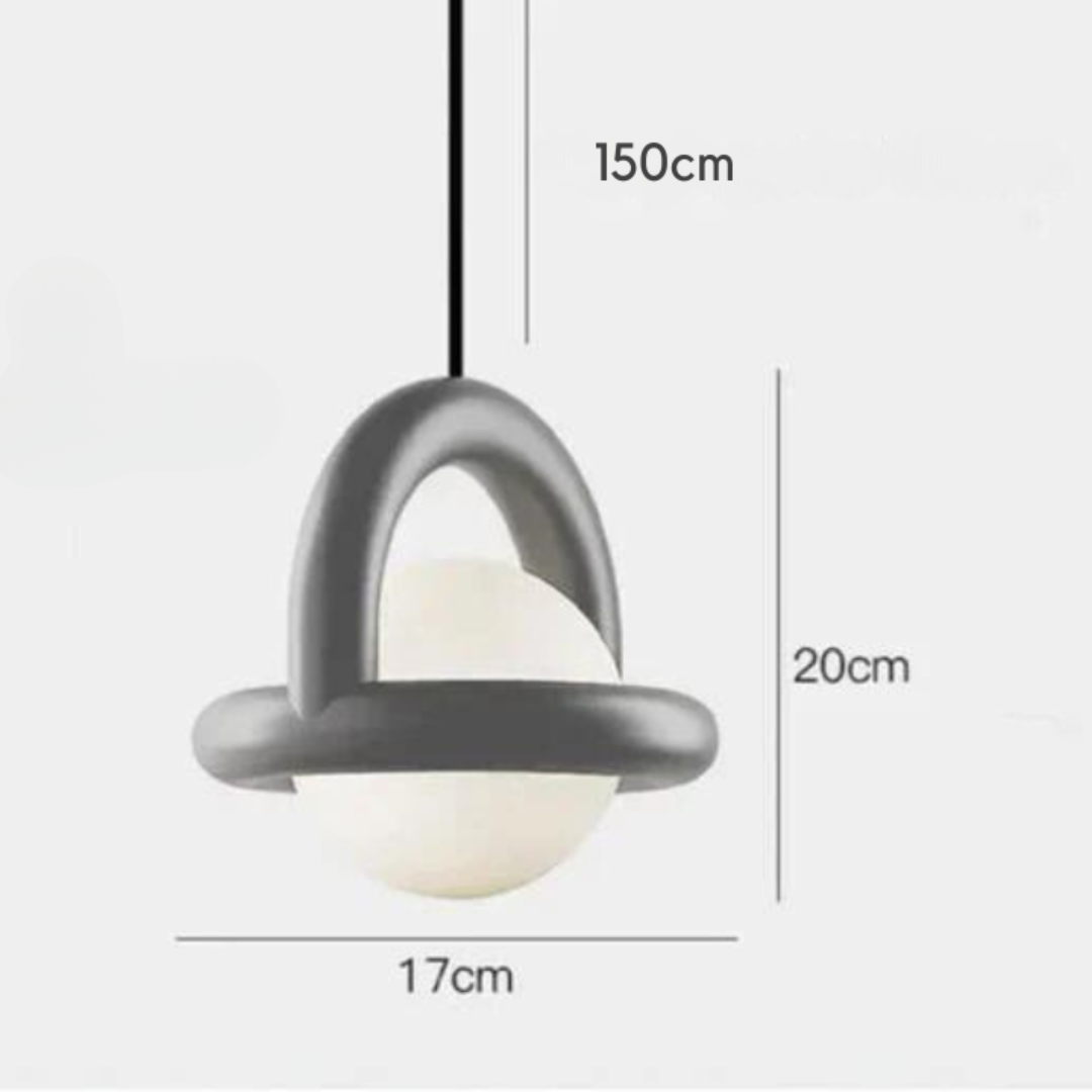 AuraNova Spherical Pendant Light With Elegant Energy Efficient LED