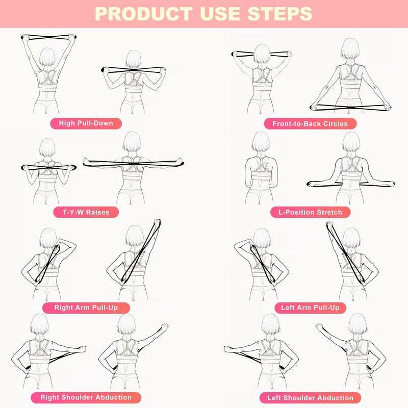 Figure 8 Fitness Full-Body Mobility Resistance Band For Home Workouts