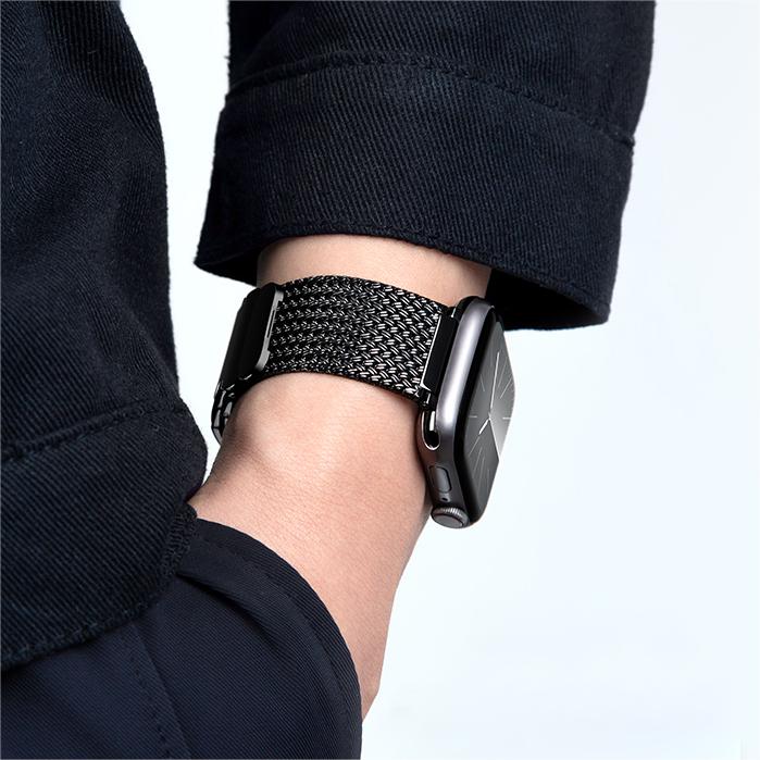 Aurora Braided Magnetic Strap For Smartwatch Stainless Steel Band