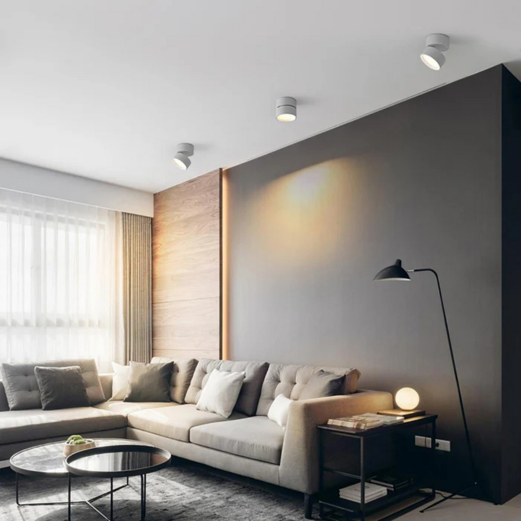 NovaLux Radius Lampada da Soffitto LED Regolabile con Testa Rotante
