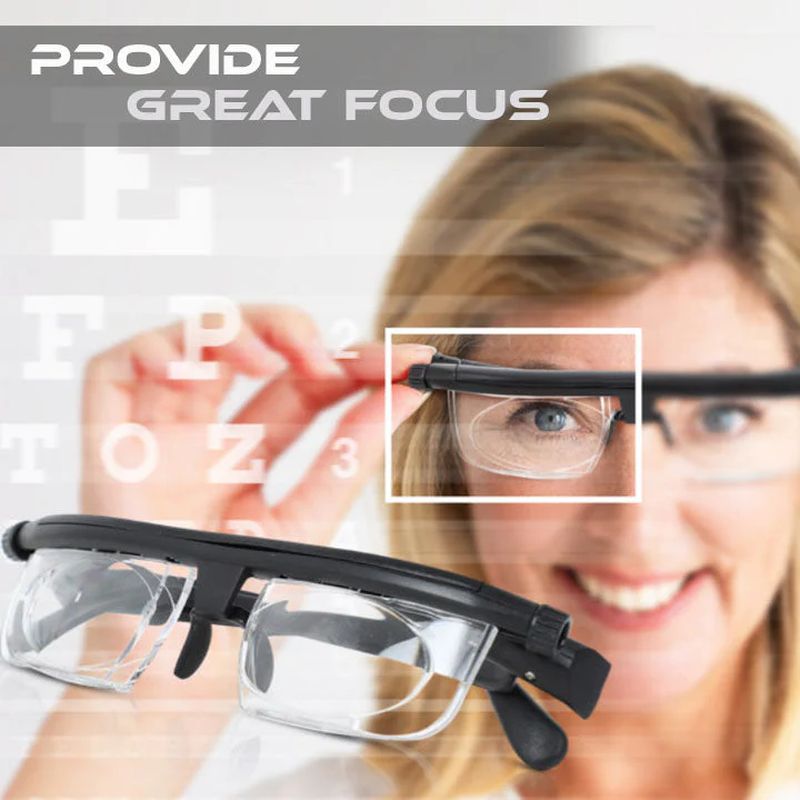 VisionShift Adjustable Focus Glasses For Everyday Reading And Vision Clarity