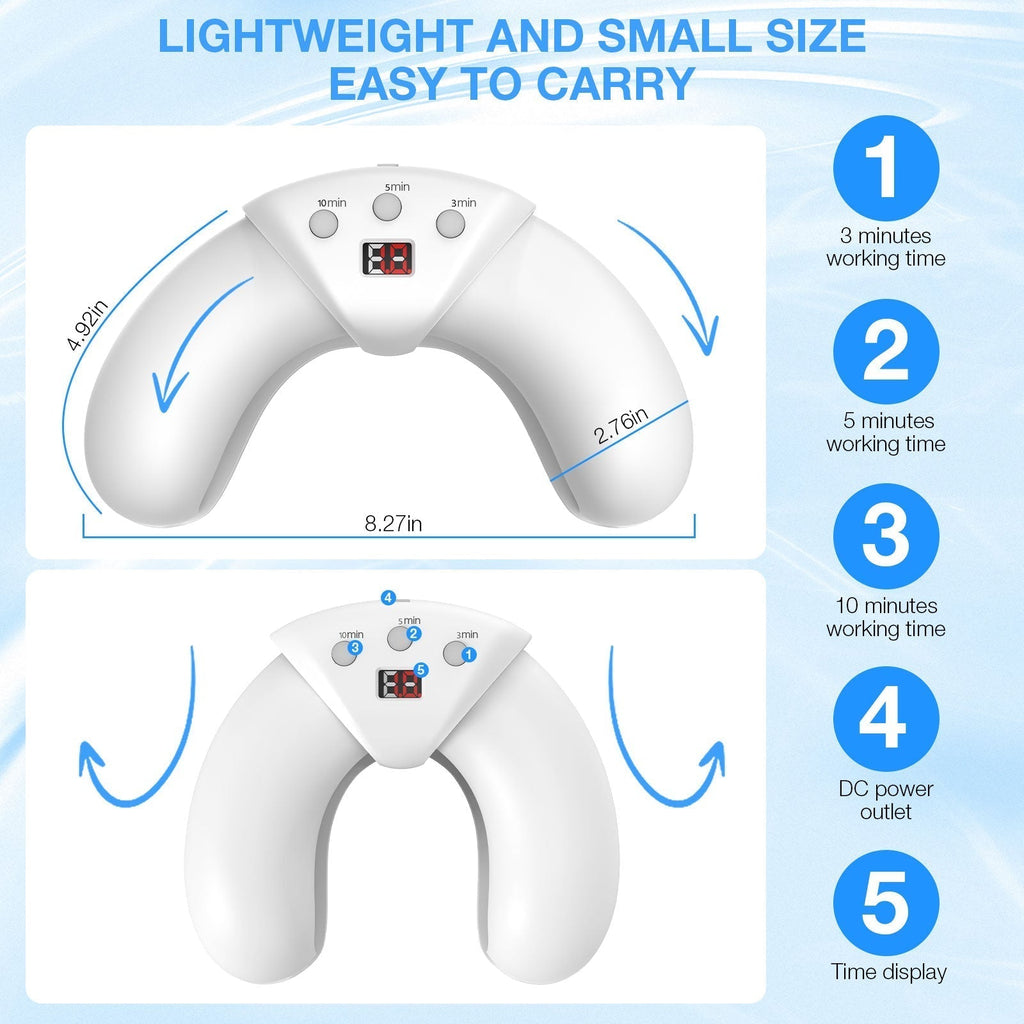 Toenail Light Therapy Device For At Home Nail Care