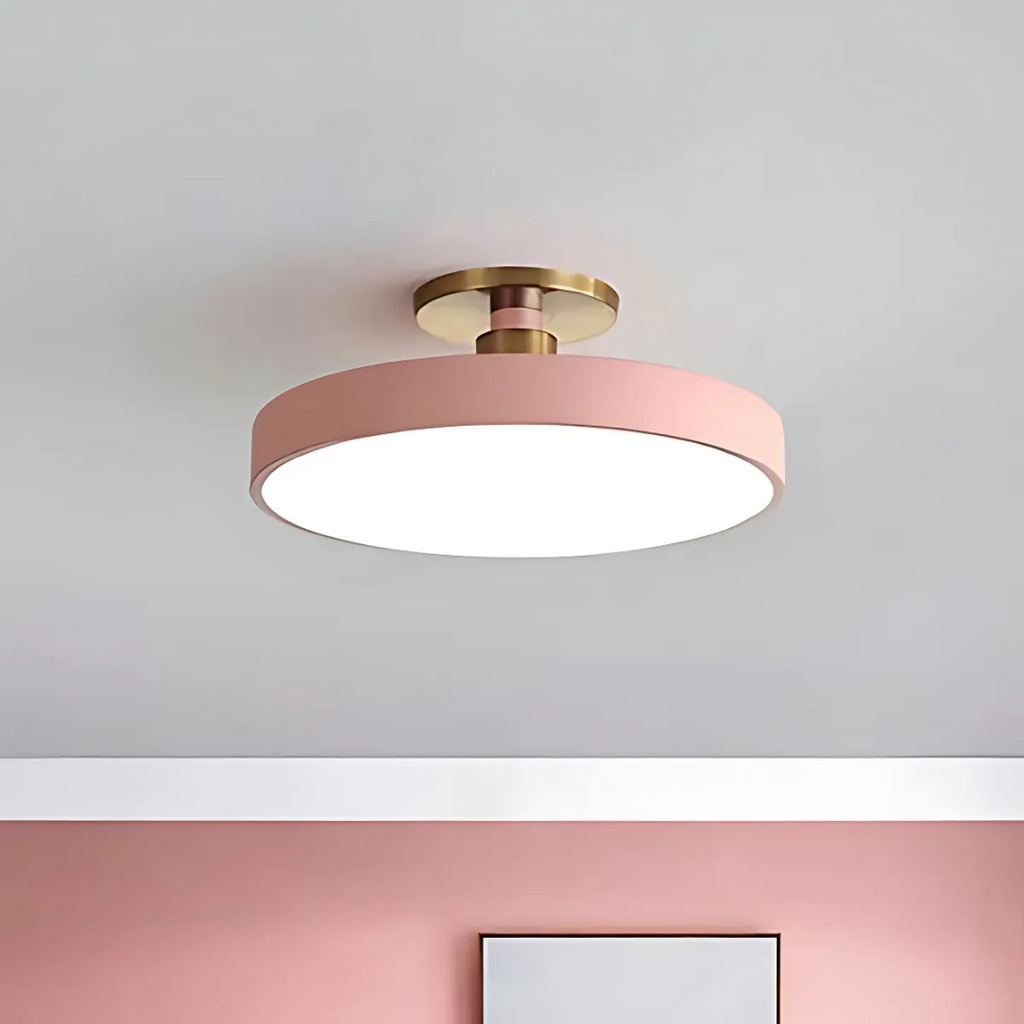 Nordora nordische LED-Deckenleuchte mit warmem Ambientelicht
