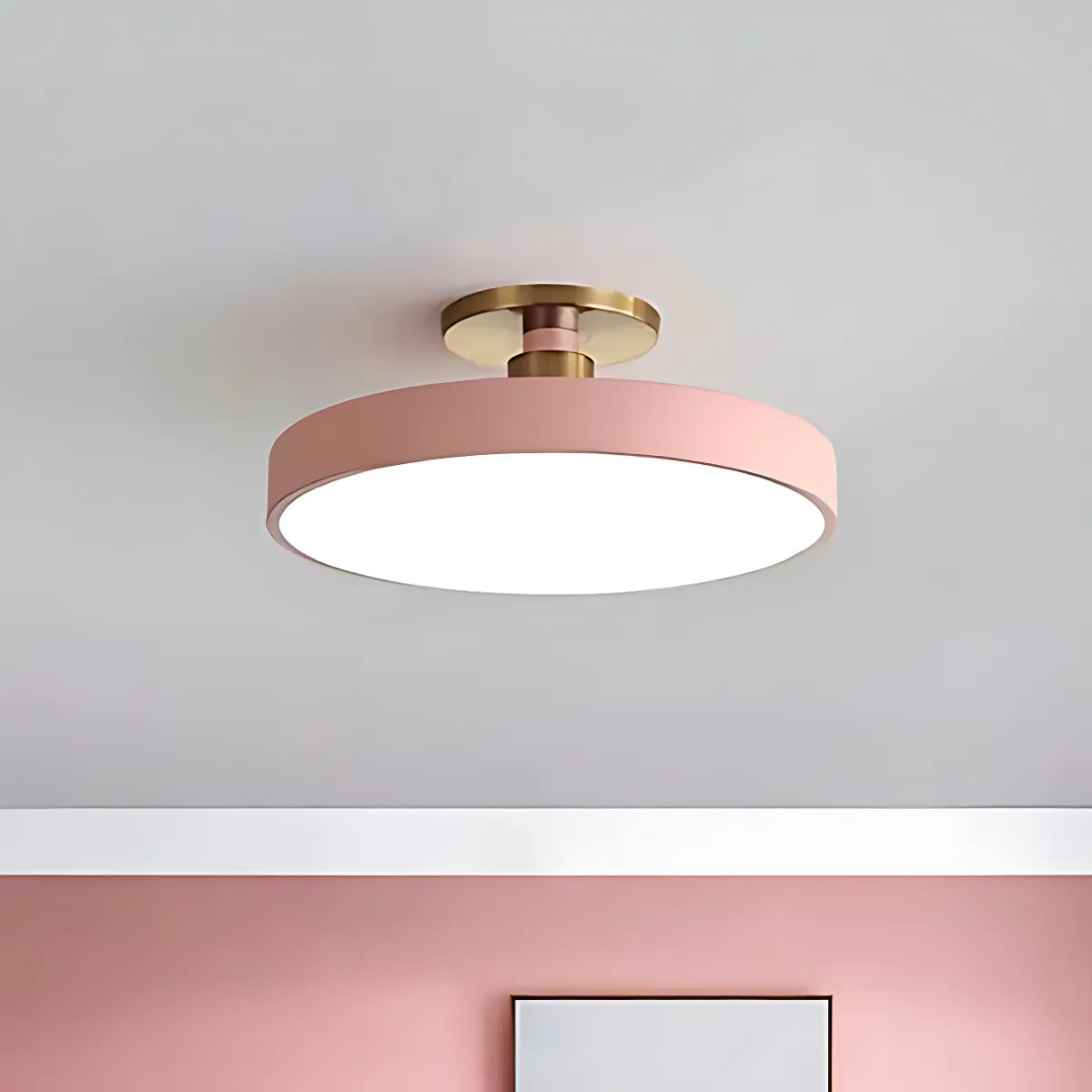 Nordora nordische LED-Deckenleuchte mit warmem Ambientelicht