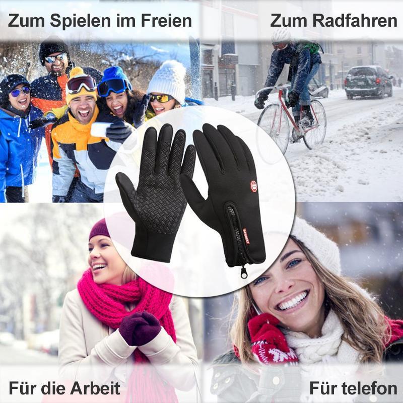 Unisex touchscreen handsker til varme og vejrbestandig beskyttelse