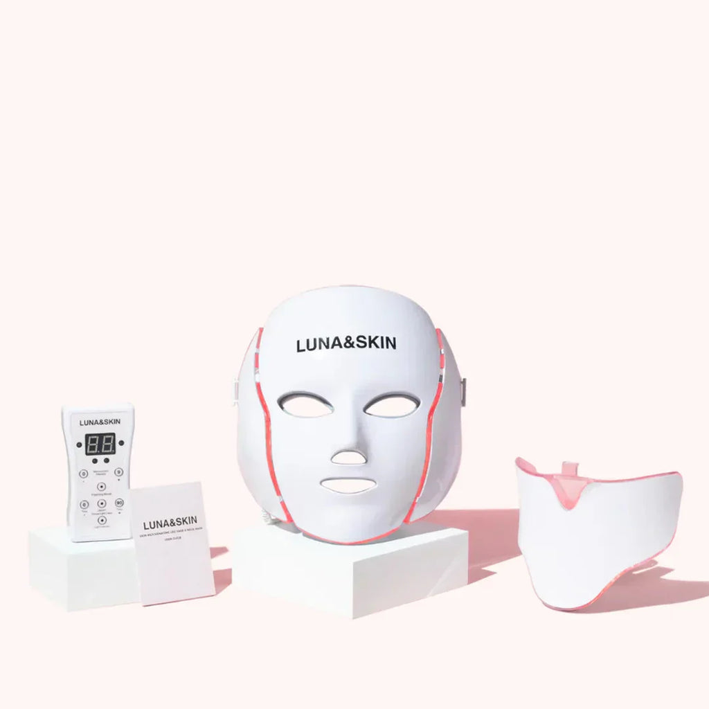 NovaGlow RegenMask LED Face and Neck Skin Rejuvenation Mask for Home Use