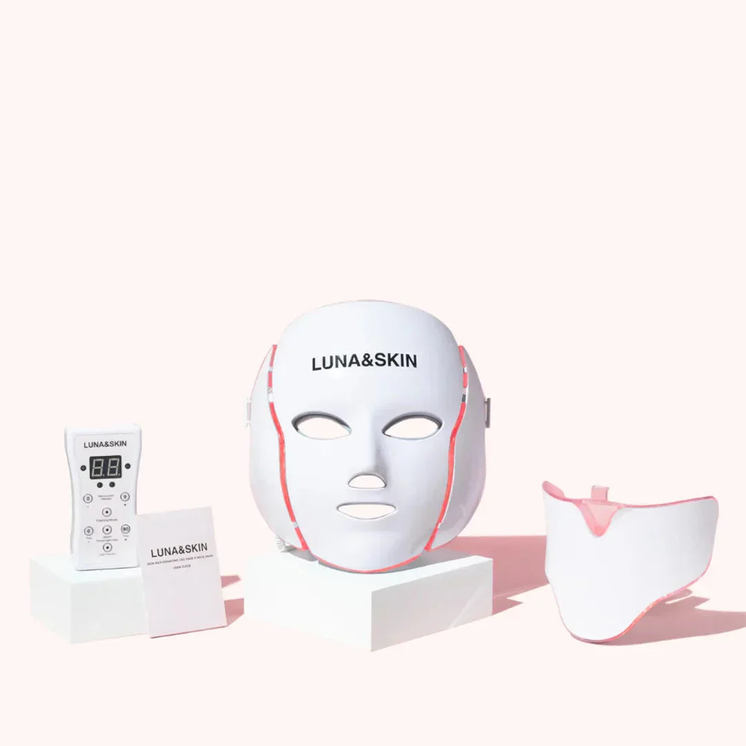 NovaGlow RegenMask LED Face and Neck Skin Rejuvenation Mask for Home Use