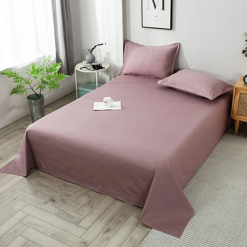SereneLoom Flat Sheet In Organic Cotton With Soft And Breathable Comfort