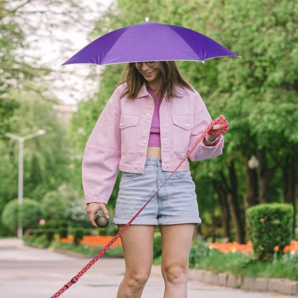 ShadeMate Umbrella Hat With UV Protection For Sun And Rain Everyday Use