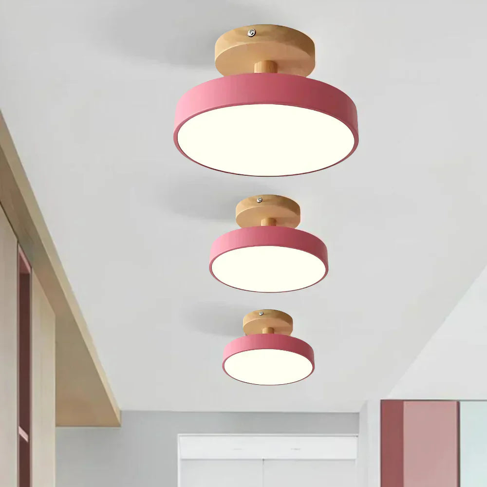 Plafoniera LED Moderna Compatta NovaLux con Luce Calda