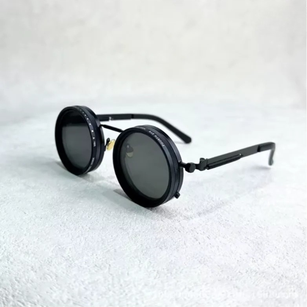 Gafas de sol negras AstraView con filtro de nueve niveles y ajuste ajustable