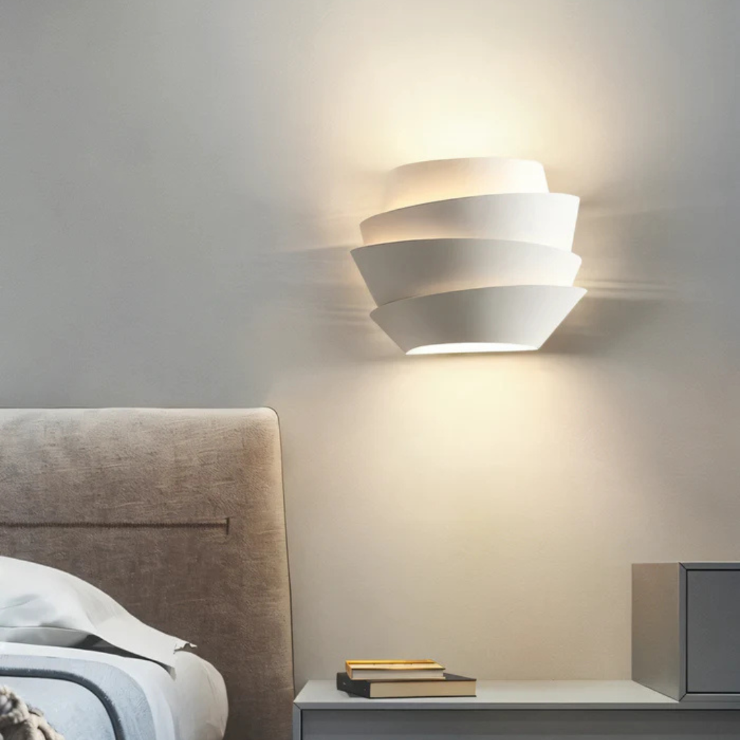 Lumera moderne geometrische LED-Wandleuchte für Innenräume