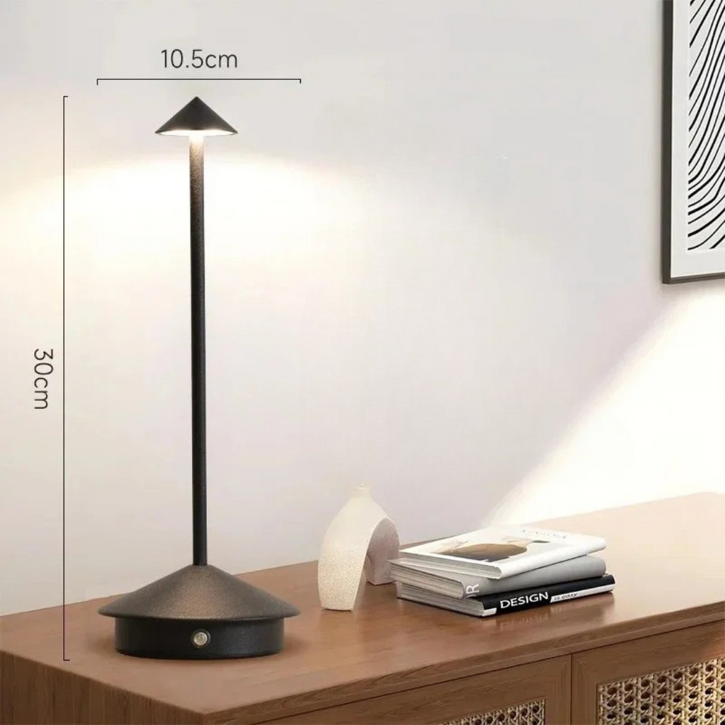 LumaNest Cordless Waterproof Dimmable LED Table Lamp With USB-C Rechargeable