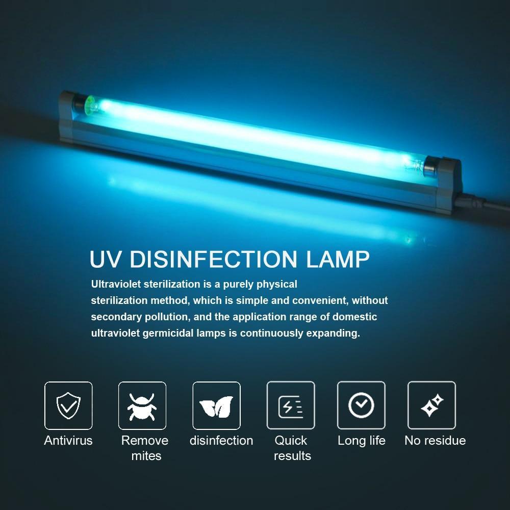 8W UVC Germicidal Lamp Quick Home Disinfection And Safe Use