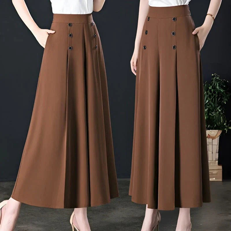NovaLuxe Flowing Wide-Leg Trousers Create A Flattering Silhouette Instantly