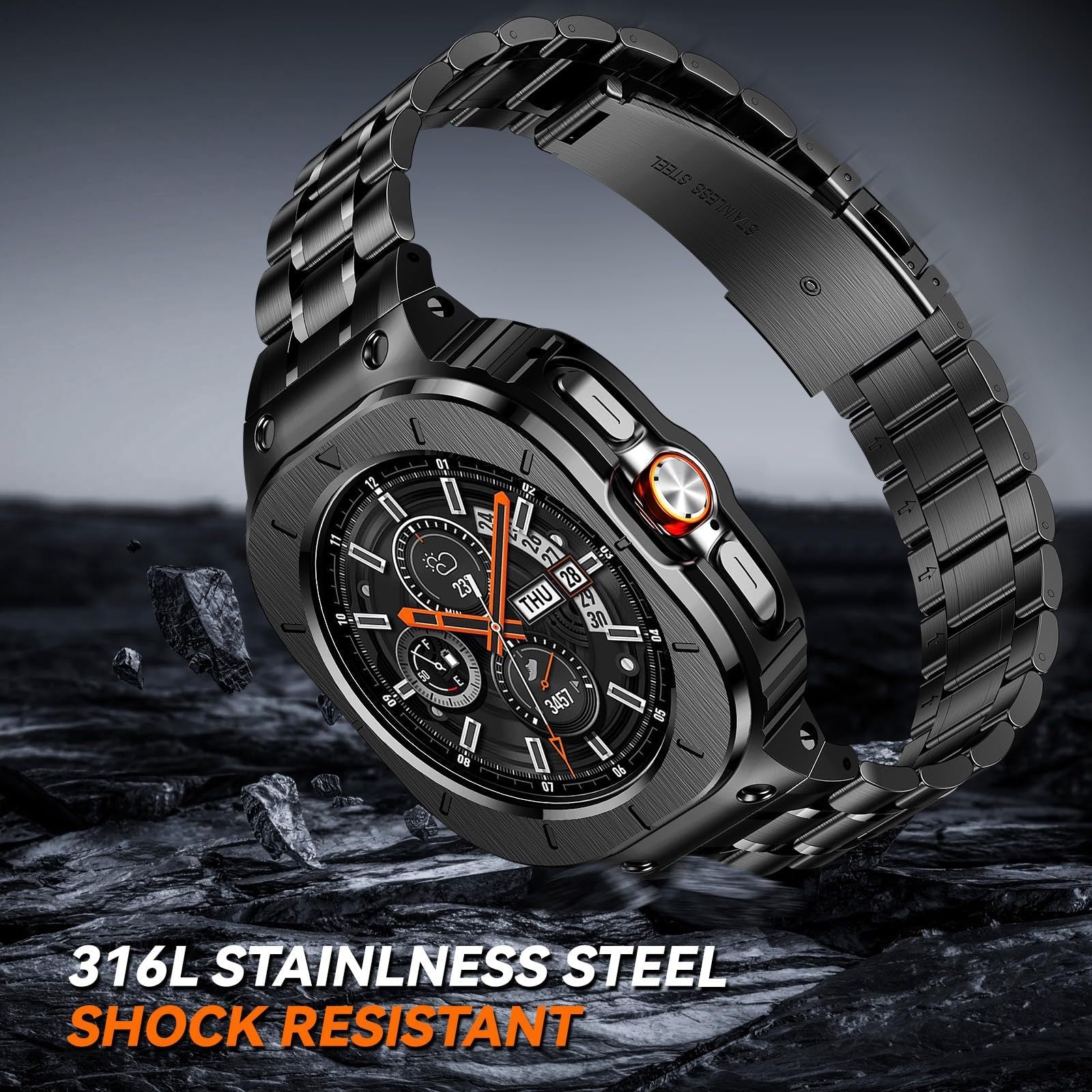 FortisGuard Dayanıklı Kılıf Seti Galaxy Watch Ultra 47mm için