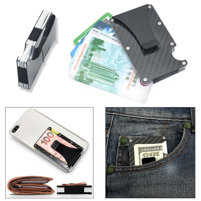 Porte-cartes Ridge en fibre de carbone, mince pour un usage quotidien