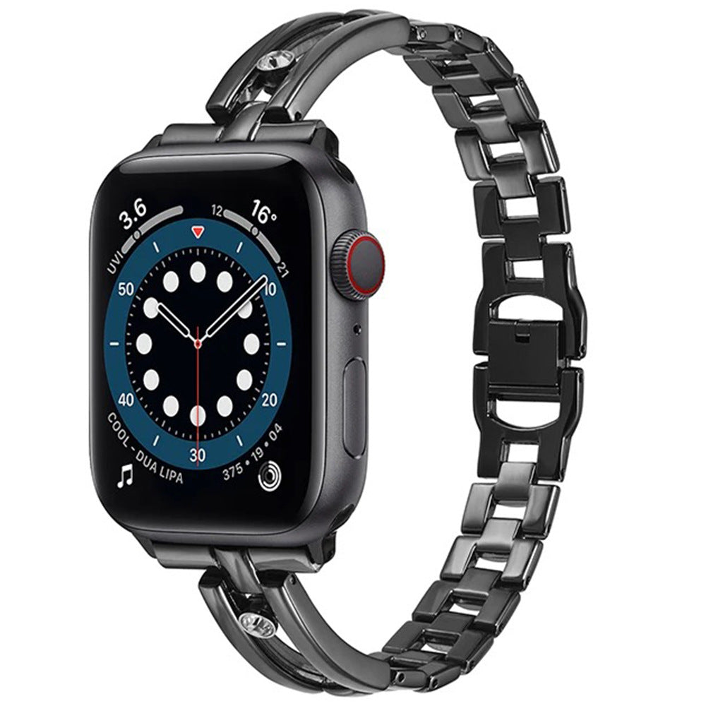 LumaNova Diamond Hollow Rund Ring för Apple Watch