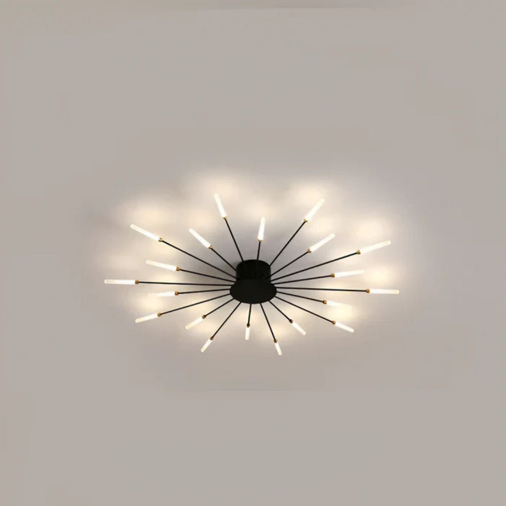 AstraGlow Luxe spiraalinen LED-kattovalaisin olohuoneeseen