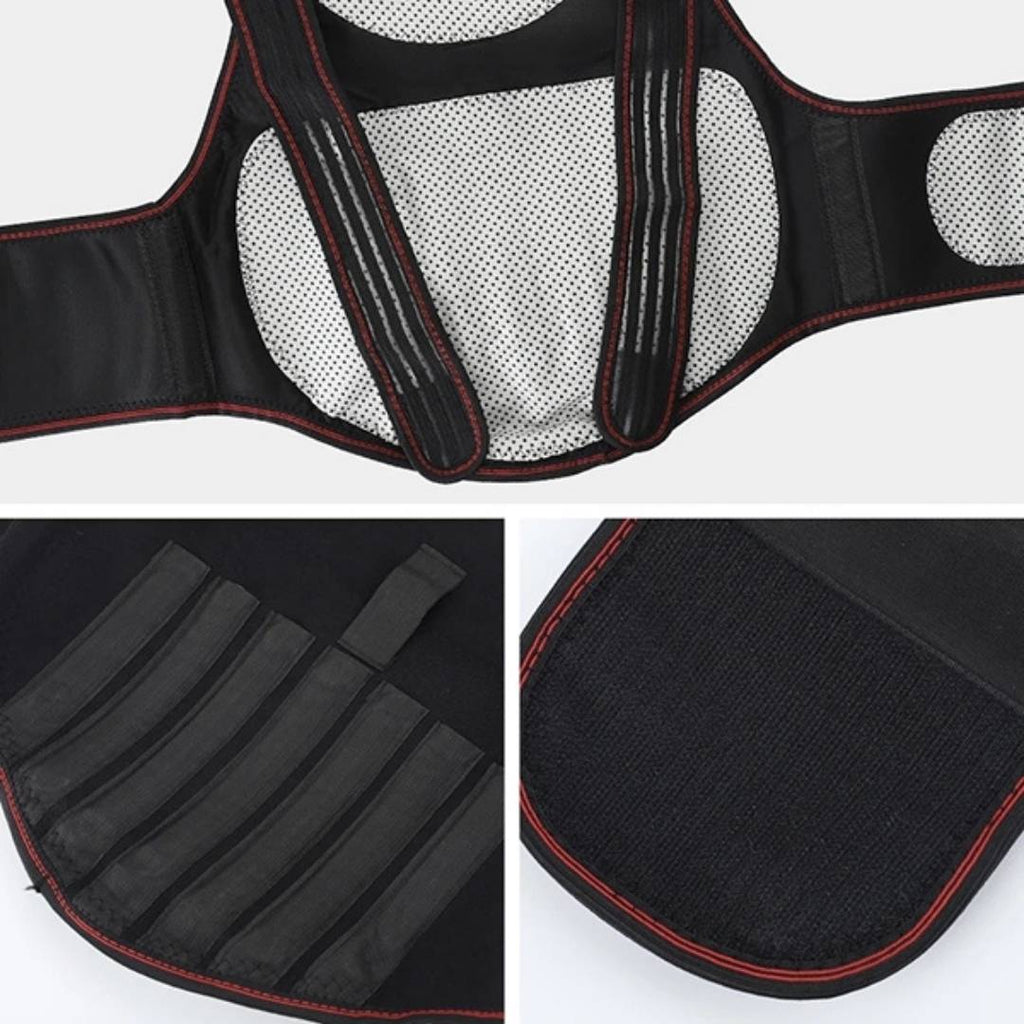 ThermaPosture zelfverwarmende rugbrace met verstelbare houdingscorrector