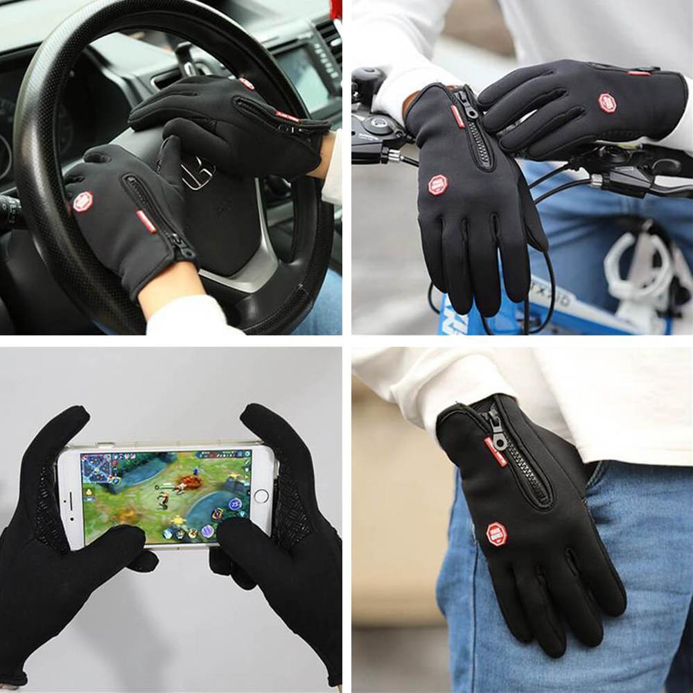 Unisex touchscreen handsker til varme og vejrbestandig beskyttelse